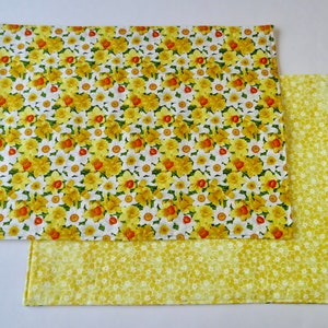 Spring Daffodil Placemats Set of 4 or 6 Easter Spring Placemats Orange Yellow Placemats Daffodil Home Decor Jonquil Placemats image 8