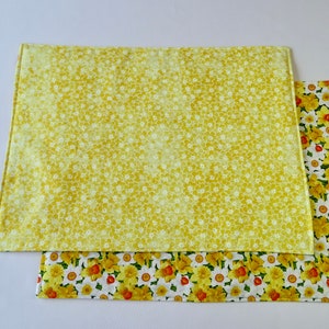 Spring Daffodil Placemats Set of 4 or 6 Easter Spring Placemats Orange Yellow Placemats Daffodil Home Decor Jonquil Placemats image 9