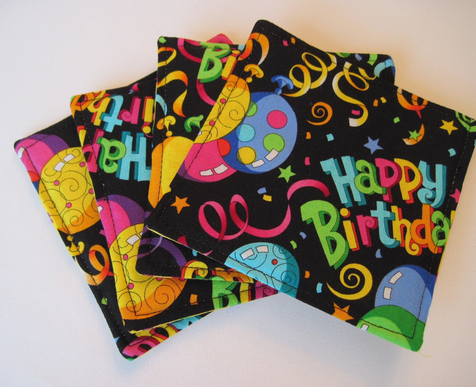 Birthday Placemats Reversible Birthday Decor Birthday Party Etsy