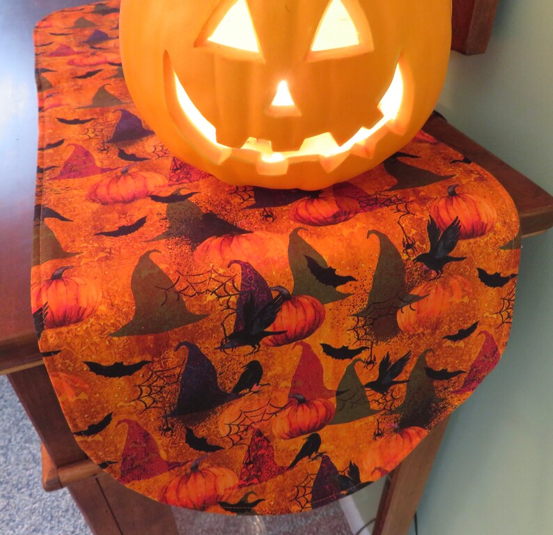 36 Halloween Table Runner Reversible Candy Corn Table - Etsy