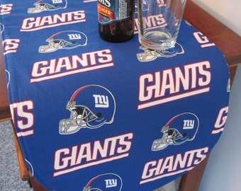 36" NY Giants Table Runner Reversible New York Giants Table Runner NFL Table Runner Football Giants Table Runner Giants Gift Giants fan