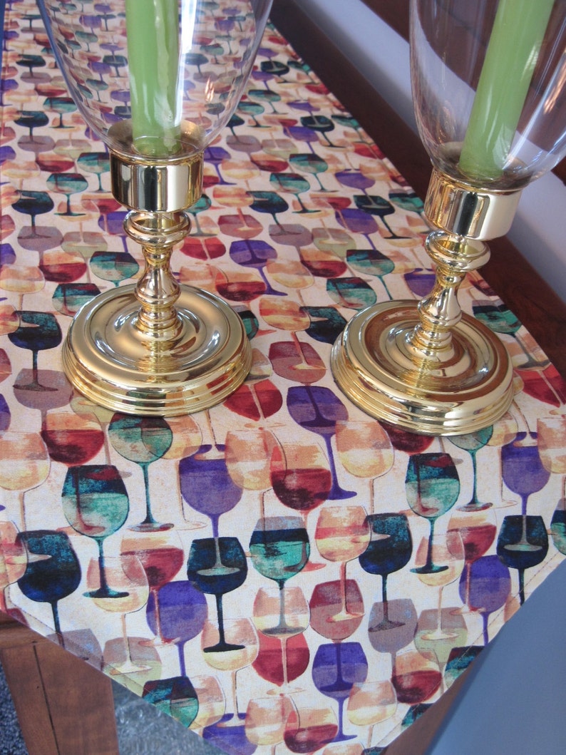 72 Wine Table and Grape Runner Wine Lovers Runner Etsy