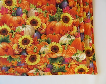 Pumpkin Harvest Placemats Reversible 4 or 6 Fall Sunflower Autumn Placemats Thanksgiving Placemats Fall Autumn Home Table Decor