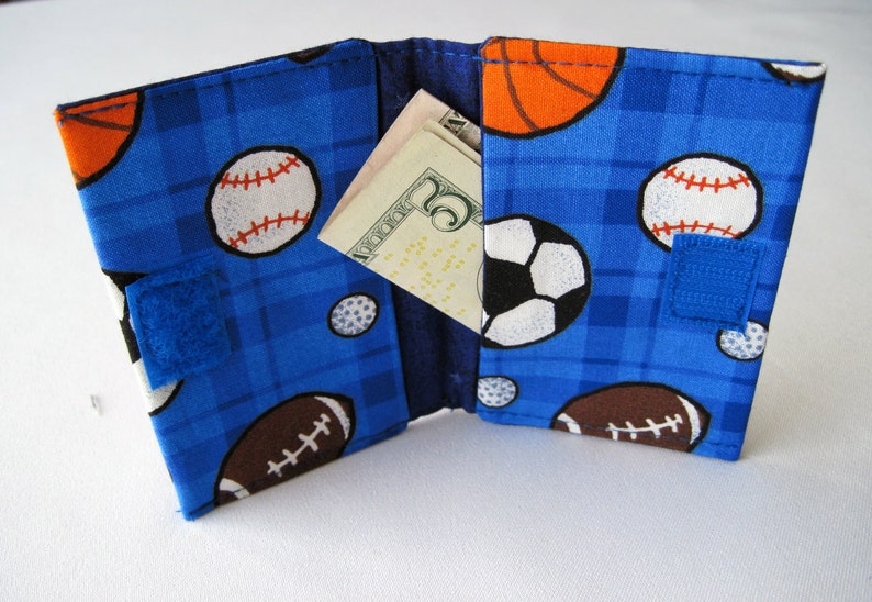 Sports Wallet Boys Girl Gift Card Wallet Fits in Back Pocket Etsy