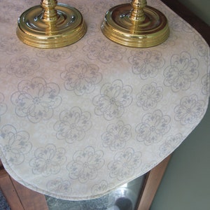SALE 36&quot; Beige Table Runner Reversible Neutral Table Runner Gray Table Runner Beige Home Decor Beige Centerpiece Gray Beige Home Decor