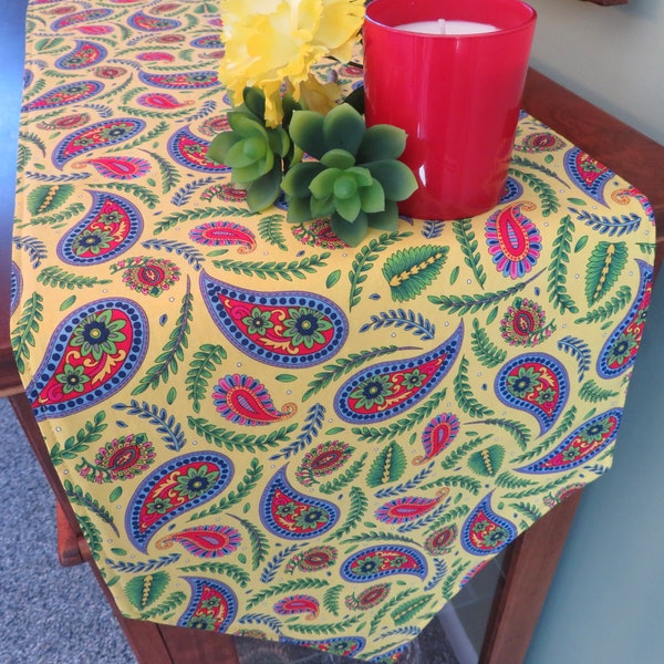 Paisley Table Runner Etsy