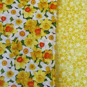 Spring Daffodil Placemats Set of 4 or 6 Easter Spring Placemats Orange Yellow Placemats Daffodil Home Decor Jonquil Placemats image 10