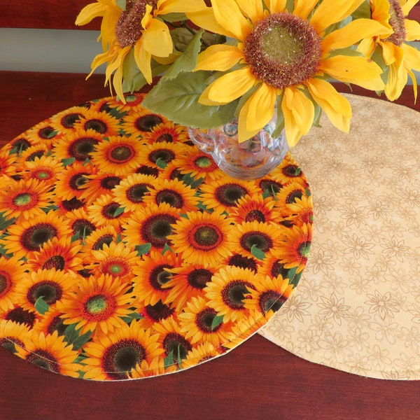 Round Placemats Etsy