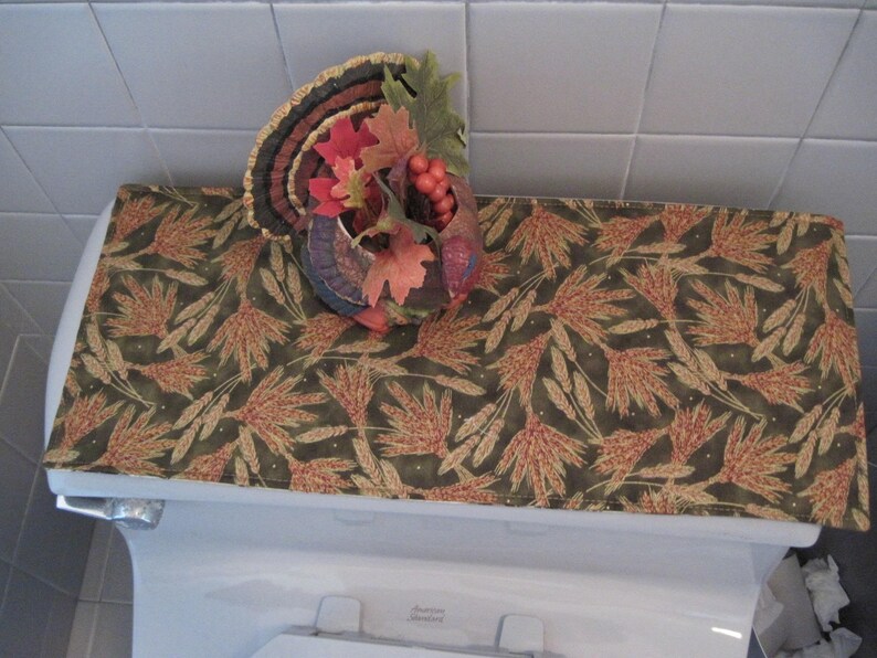 Turkey Toilet Tank Runner Toilet Tank Topper Fall Toilet Tank Etsy