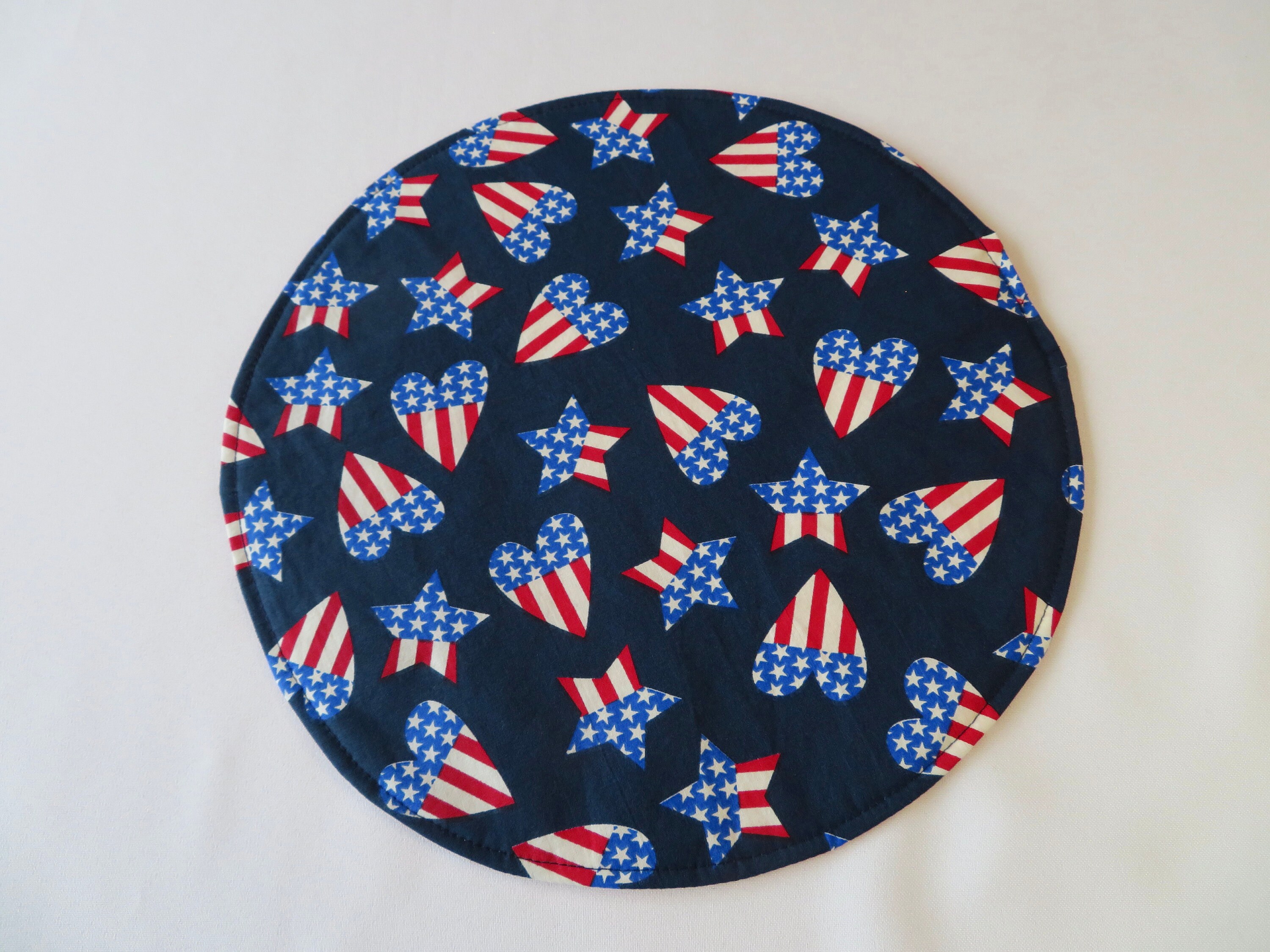 Flag Patriotic 11 Circular Placemat/Centerpiece Etsy