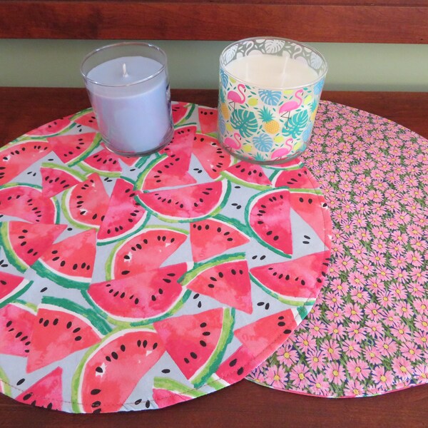 Watermelon Placemats Etsy