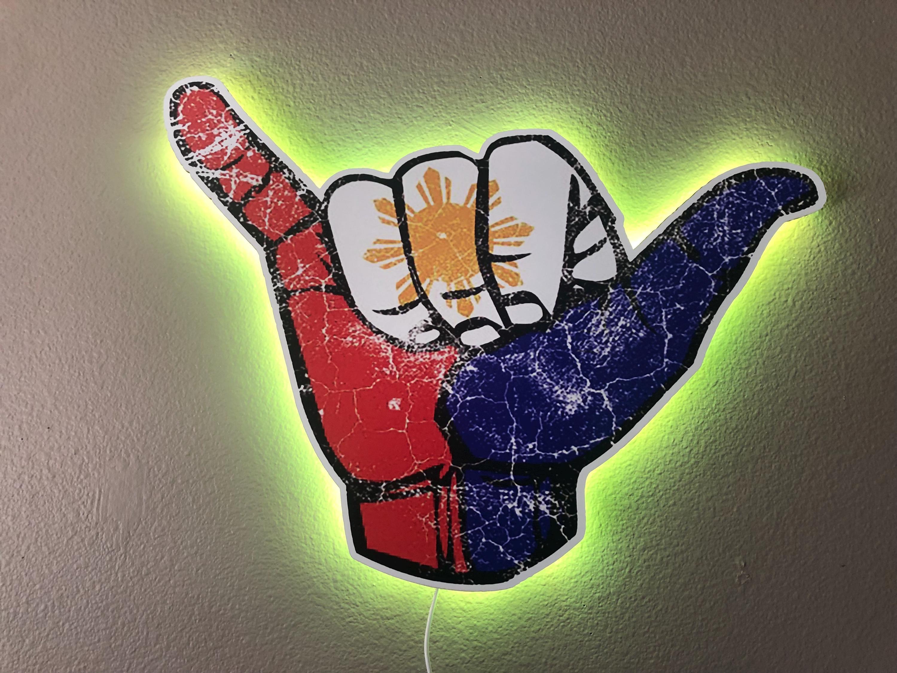 Shaka hand neon sign - Etsy 日本