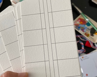 Blank Paint Swatch Cards