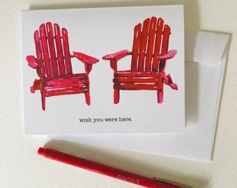 Wish You Were Here card