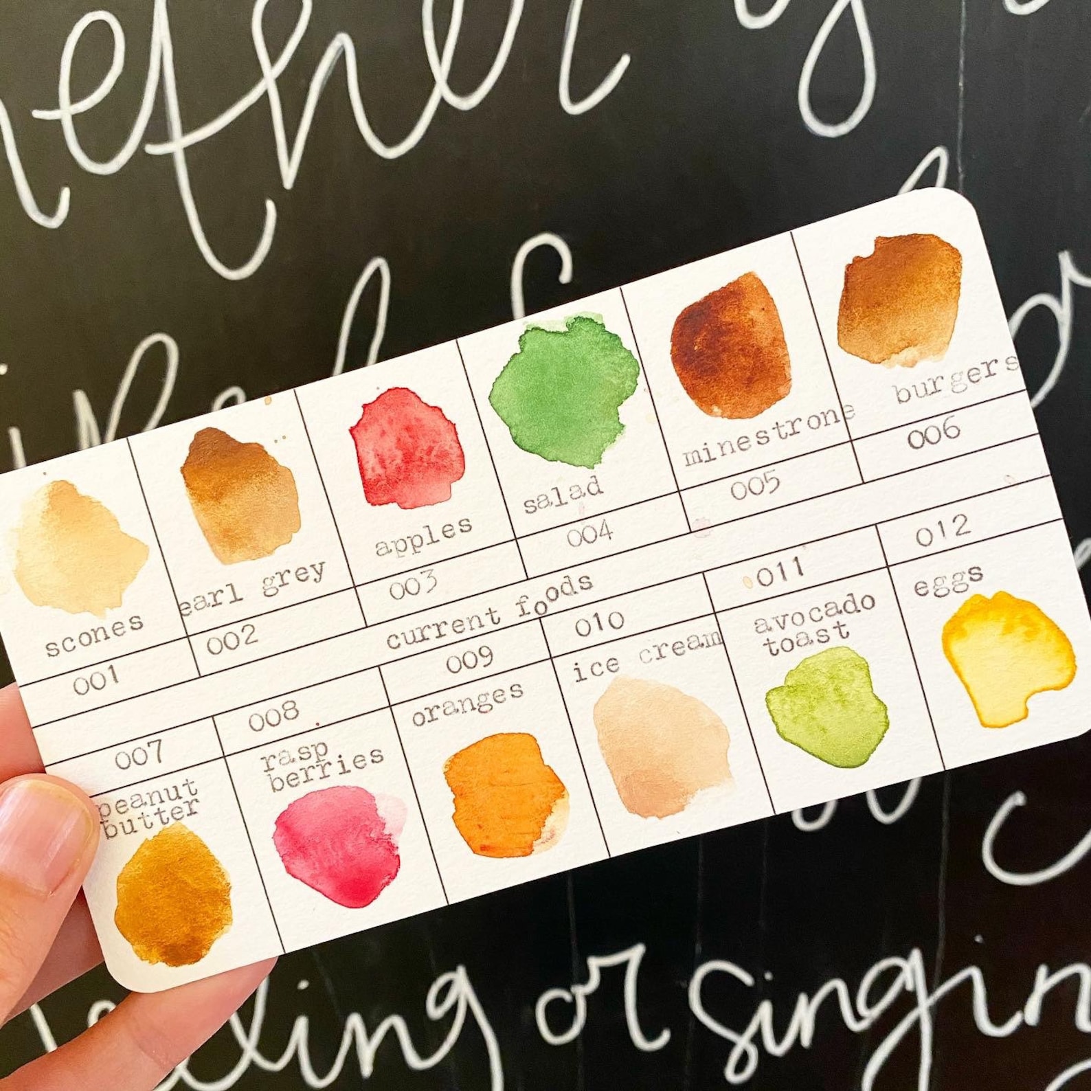 Paint Swatch Cards - Etsy