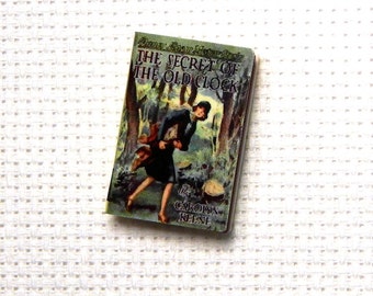 Needle Minder Miniature Book Nancy Mystery Book Girl Detective 1 Inch