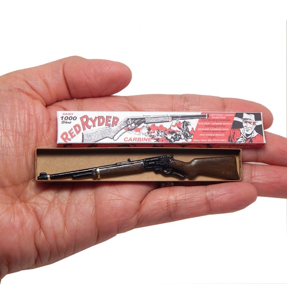 Dollhouse Miniature Gun Rifle Faux Vintage Toy Gun 112 Scale Etsy