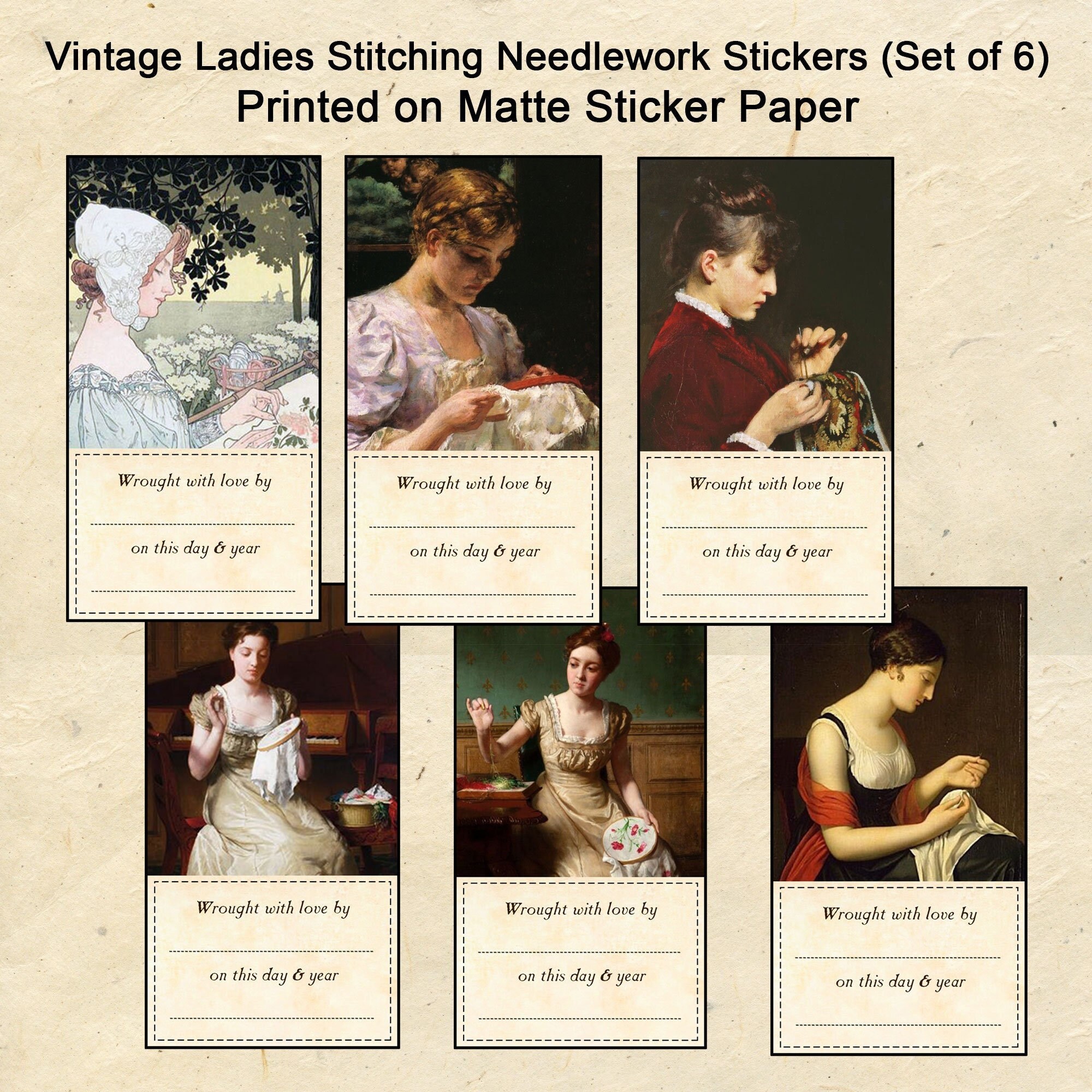 Needlework Labels Etsy
