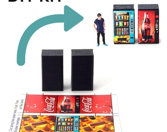 DIY 1/64 Mini Vending Machine Starter Kit (Set of 2) –Budget Assembly Required