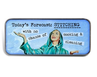 Magnetic Sewing Needle Case Needle Slider Case Today's Forecast Stitching