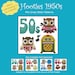 Hooties 1950s Cross Stitch Pattern Pdf Chart Etsy