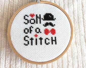 Son of a Stitch Mini Cross Stitch PDF Cross Stitch Chart