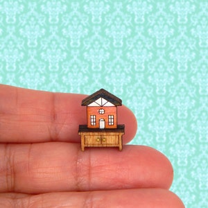 1/144 Scale Dollhouse Miniature Dollhouse on Table Furniture Display So Tiny!