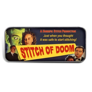 Magnetic Sewing Needle Case Needle Slider Case Stitch of Doom B Rate Movie Funny Handmade Case