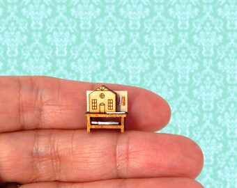 1/144 Scale Dollhouse Miniature Dollhouse Maker Workshop Furniture Micro Diorama Furniture Dollhouse N Scale