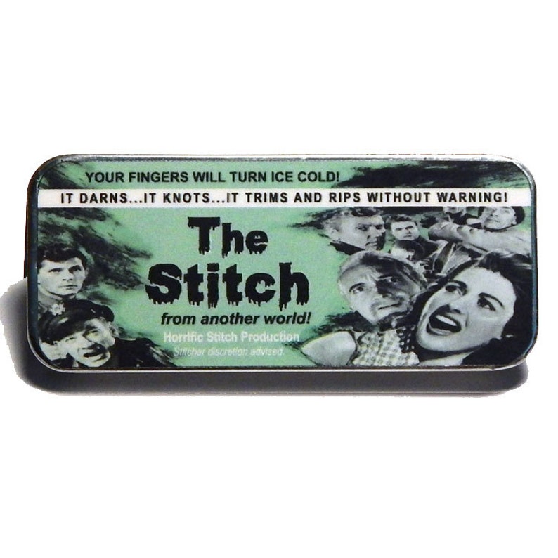 Magnetic Sewing Needle Case Needle Slider Case The Stitch Retro Film Poster