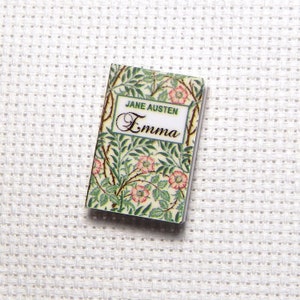 Needle Minder Miniature Book Emma Jane Austen Romance Love Story 1 Inch