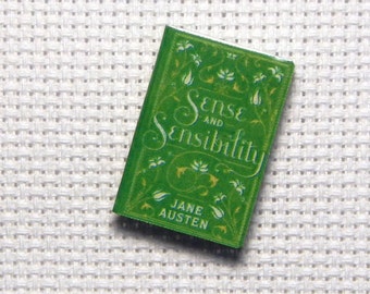 Needle Minder Miniature Book Sense and Sensibility Jane Austen 1 Inch