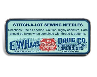 Magnetic Sewing Needle Case Needle Slider Case Stitch-a-Lot Presciption Needles