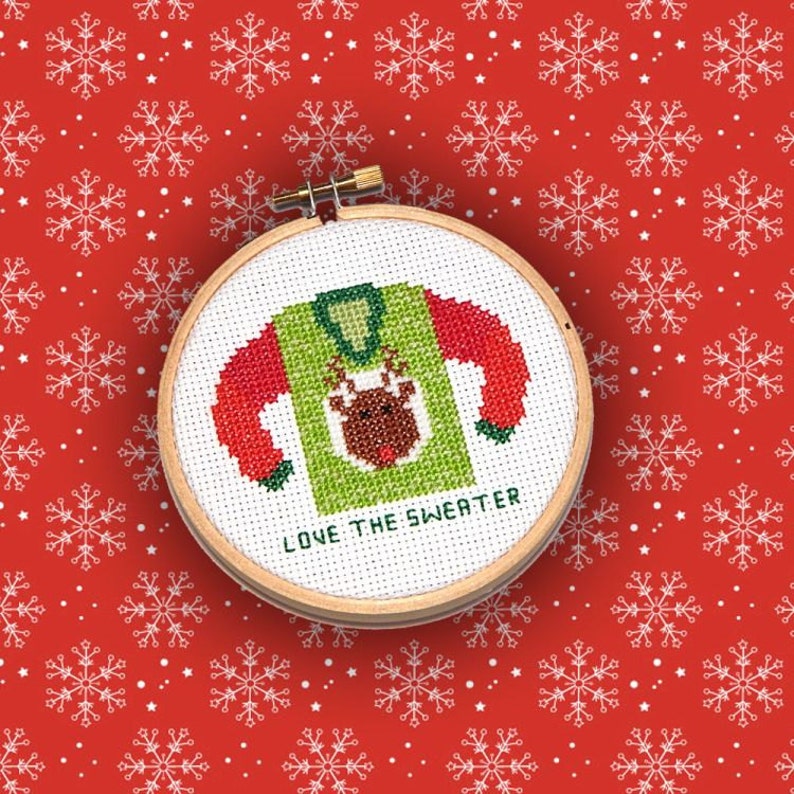 18 Ugly Christmas Sweater Ultimate Collection Cross Stitch PDF image 2