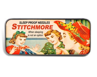 Magnetic Sewing Needle Case Needle Slider Case StitchMore Funny Sewing Needles