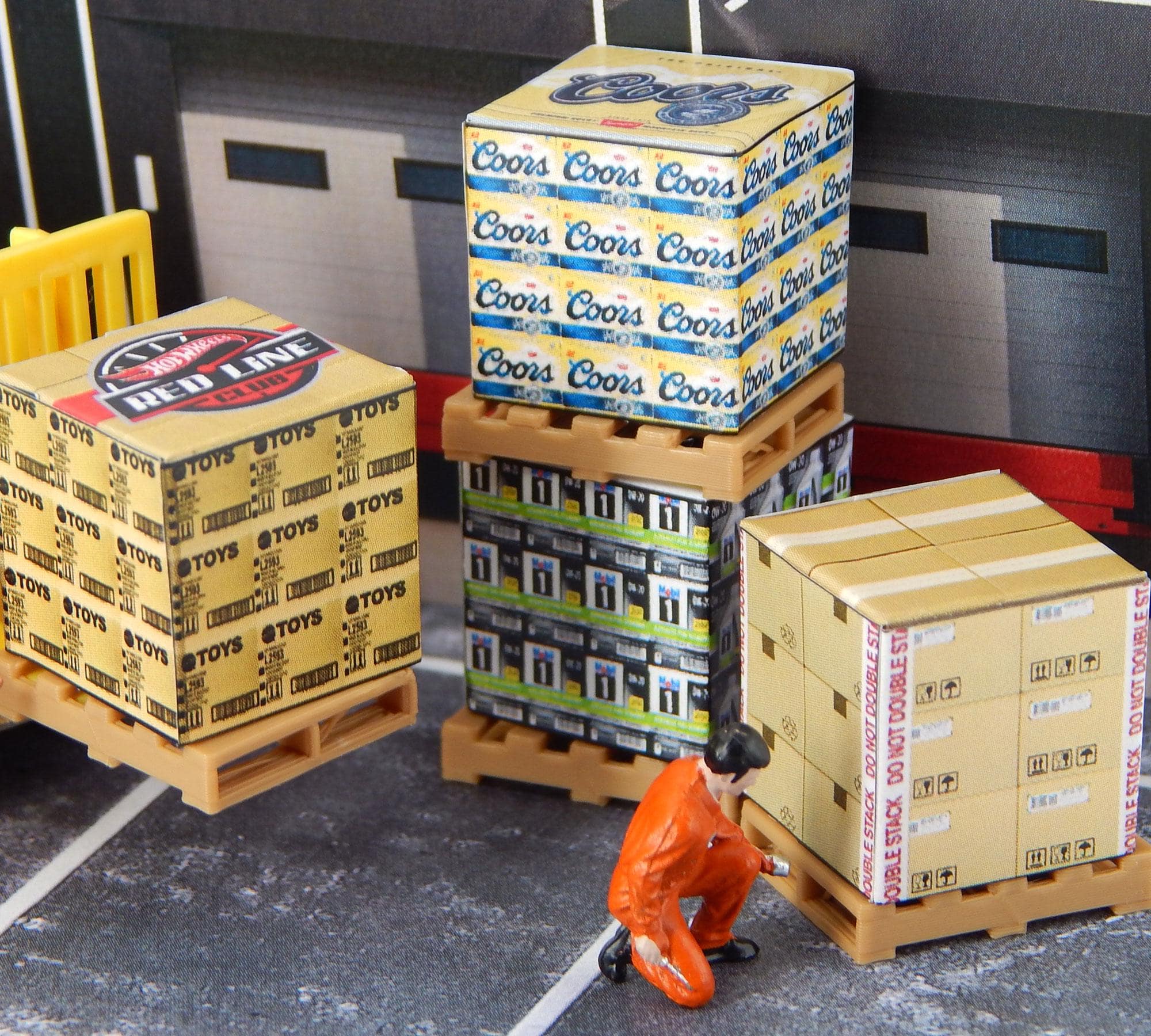 1/64 Scale Diorama PALLET LOAD Fits DCP First Gear Container
