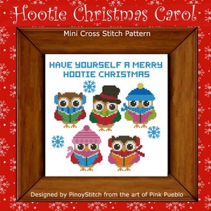 Hootie Christmas Carol Cross Stitch PDF