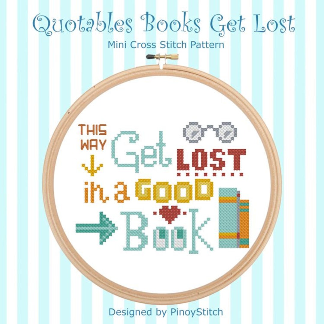 So Many Books so Little Time Cross Stitch Pattern, Bibliophile Reading Room  Quote, Modern Decor Counted Chart Xstitch PDF Instant Download, 