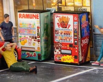 1/64 Scale Diorama Display Vending Machine JAPAN for Diorama Supply Accessories Garage S Scale