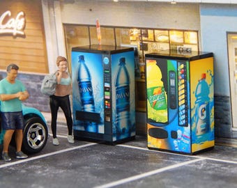 1/64  Scale Diorama SPORTS & ENERGY Drink Vending Machine Model City Accessory S Scale (NOT for 1/24, 1/25, 1/43)
