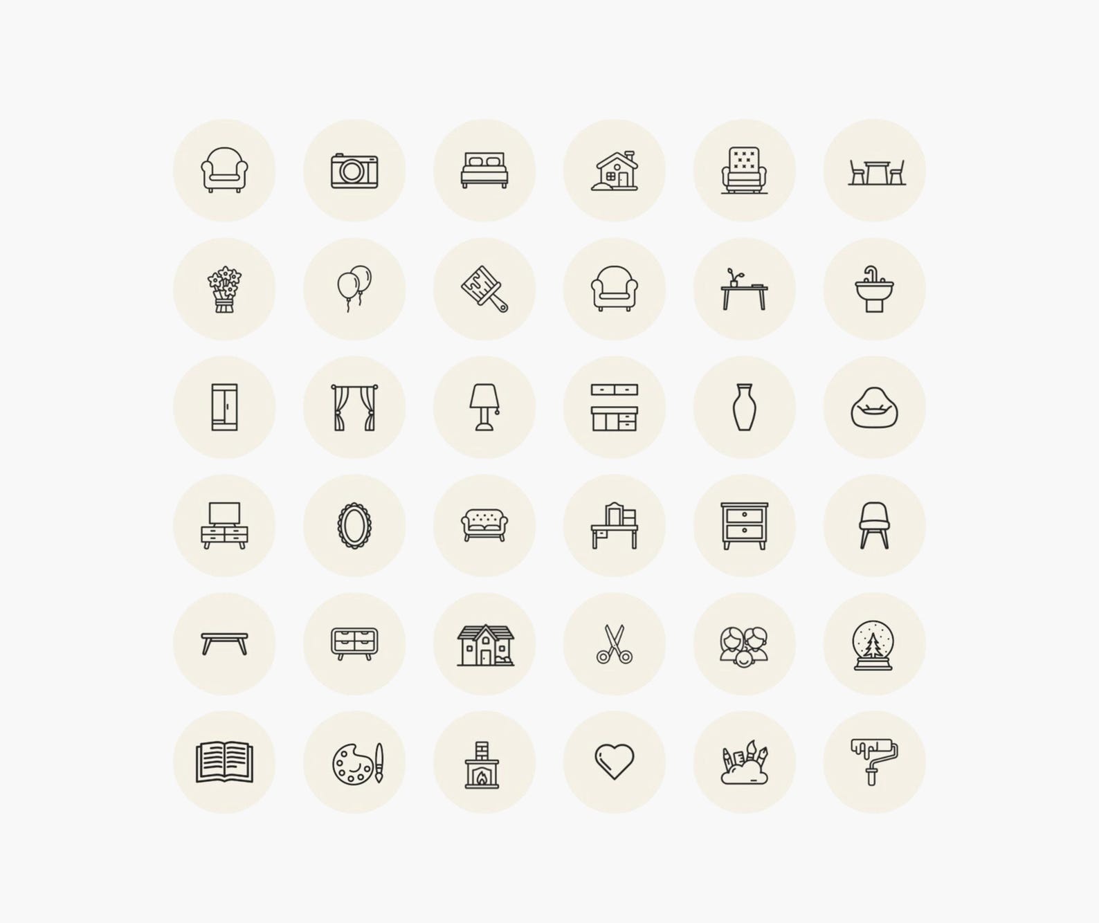 36 Instagram Highlight Covers for Home Decor - Neutral Tones Interior ...