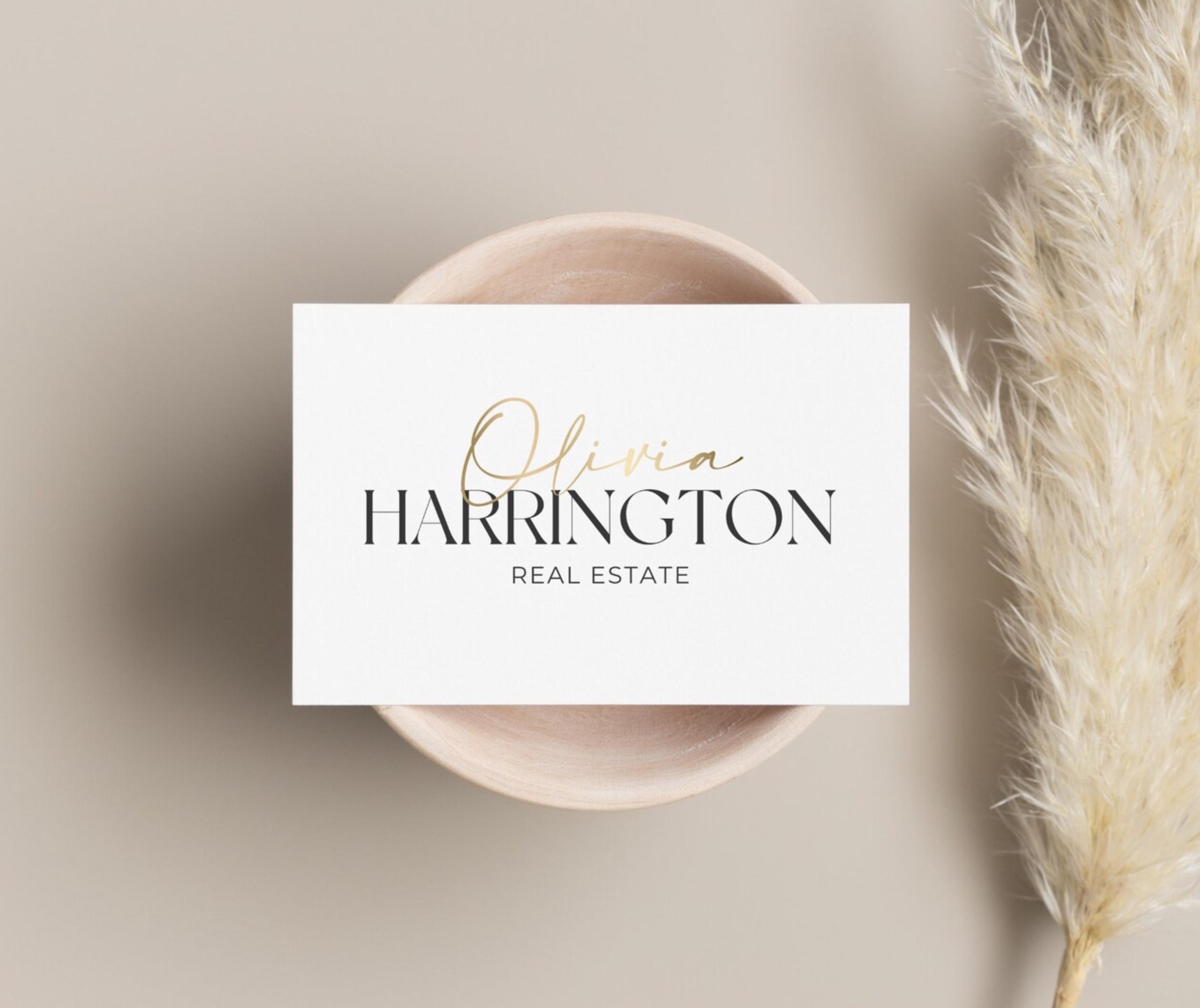 Premade Name Logo Design for a Realtor, Real Estate Agent, Business ...