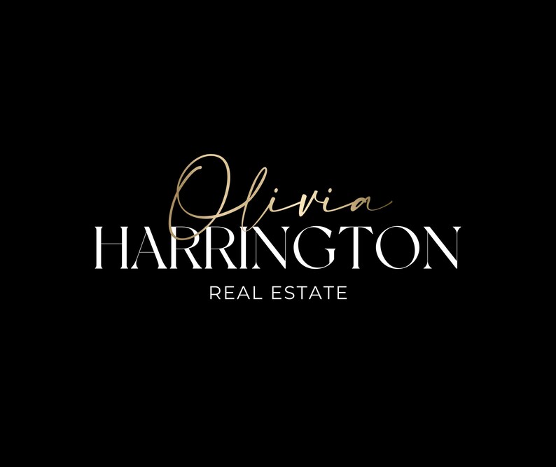 Premade Name Logo Design for a Realtor, Real Estate Agent, Business ...