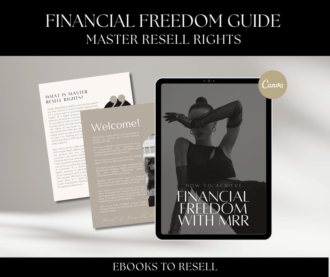 Resell Rights Included Financial Freedom Guide, Master Resell Rights Included, MRR & PLR ...
