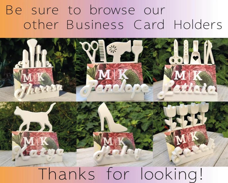 Personalized Pine Tree Business Card Holder: 3D Printed Desk Display - Etsy