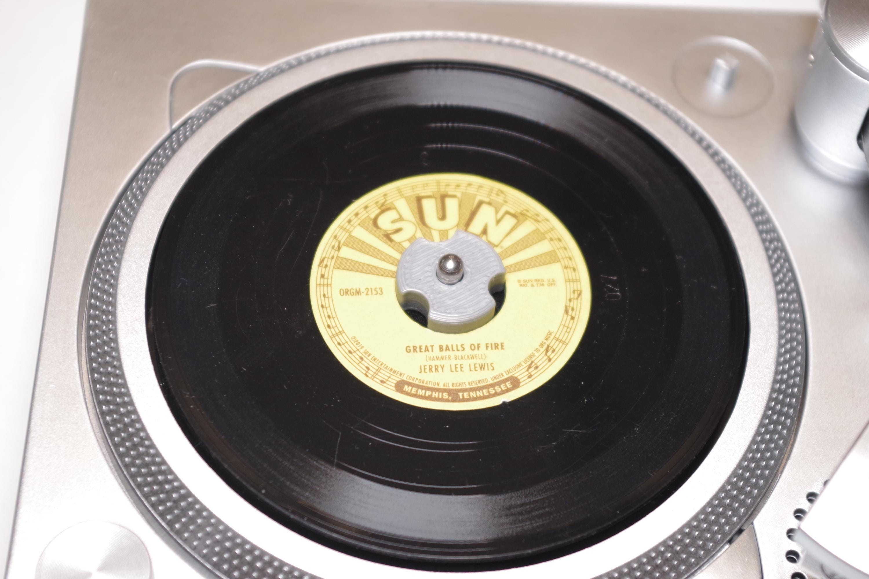 3-inch Mini Record Spindle Adapter Set, Crosley CR6037A RSD3