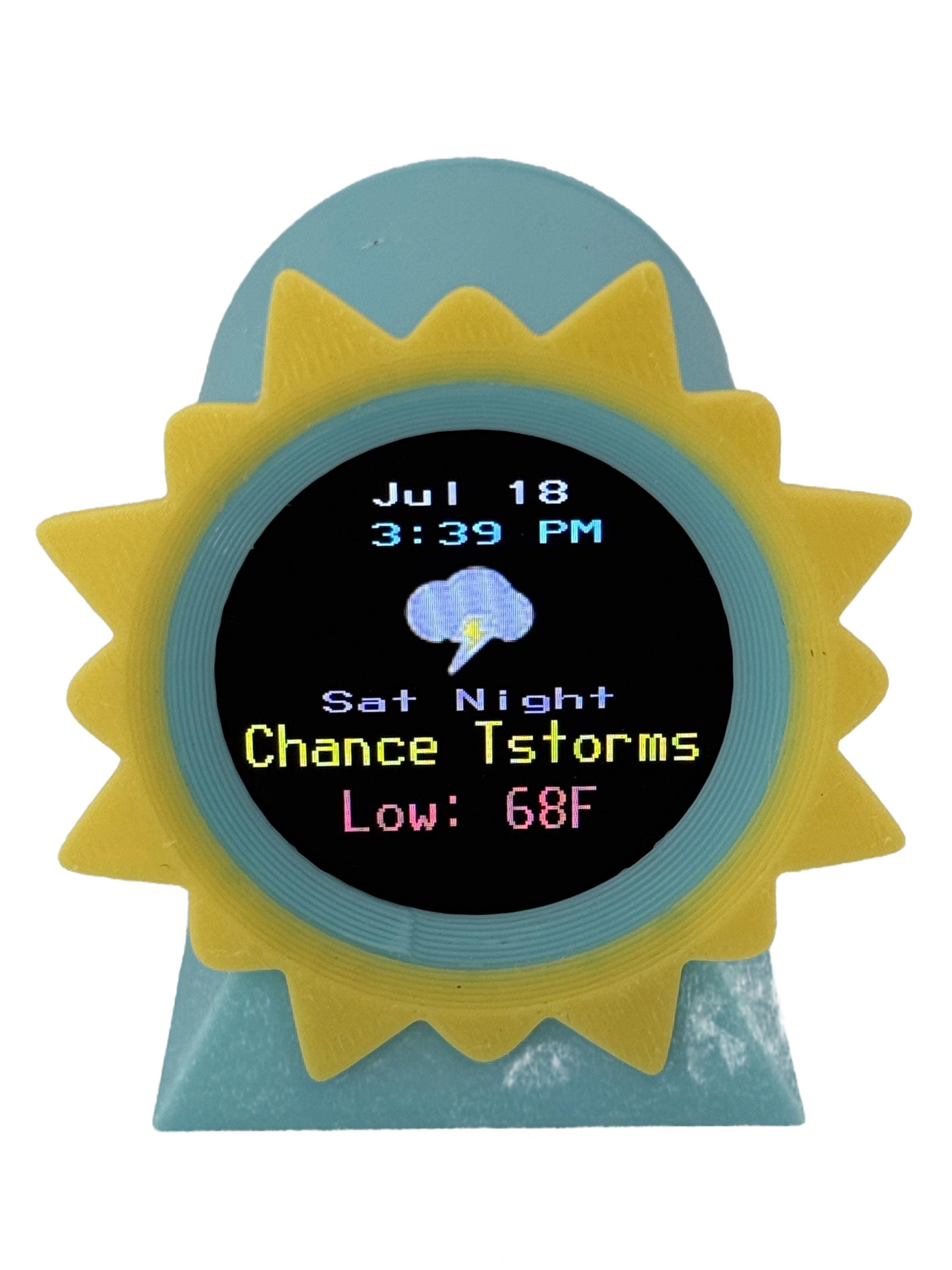 Miniature Weather Forecast Display - Handmade & Wi-fi Connected - Etsy