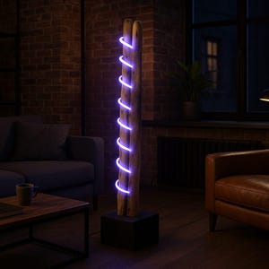 Lampe en bois flotté, lampe en bois, éclairage unique, décoration intérieure, éclairage artisanal, bois rustique, éclairage en bois fait main, style marin