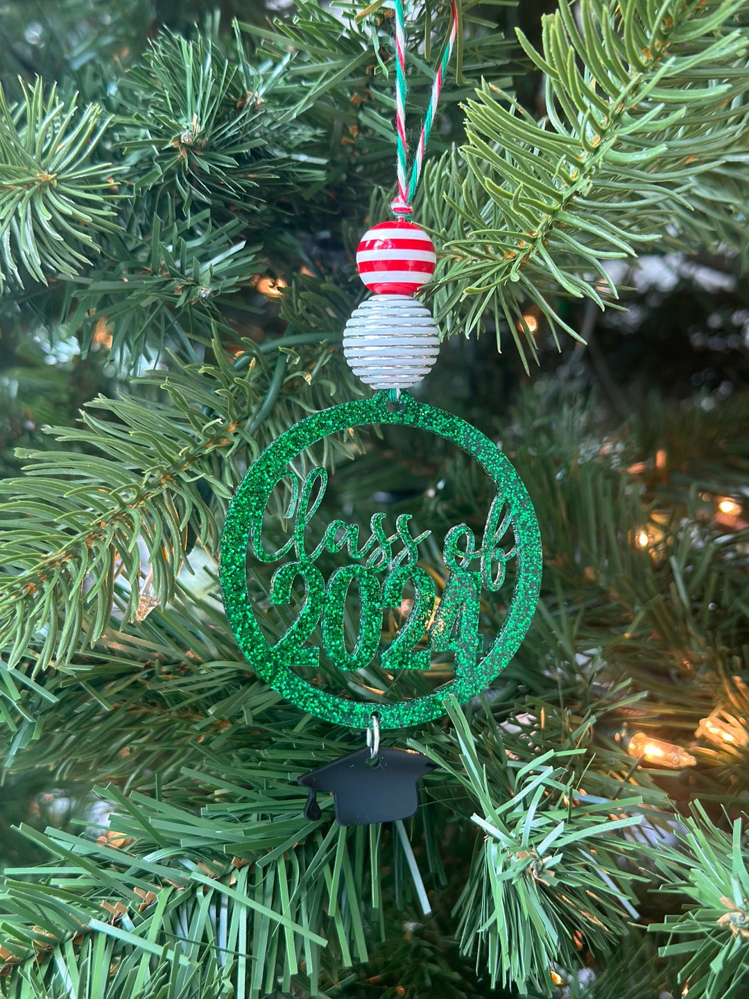 Class of 24 Senior Christmas Tree Ornament Gift for Seniors 2024