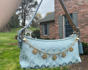 Gold Moon & Stars Bag Chain: Celestial Purse Bag Charm